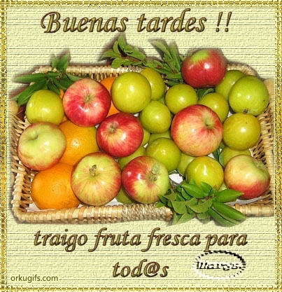 Buenas Tardes! Traigo fruta fresca para todos