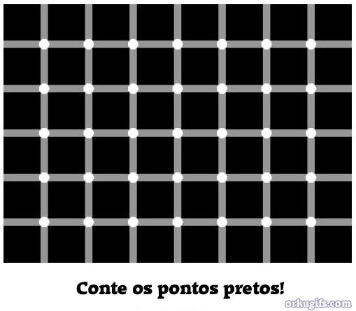 Conte os pontos pretos!