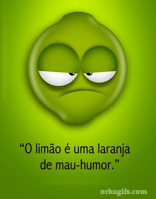 O limão é uma laranja de mau-humor