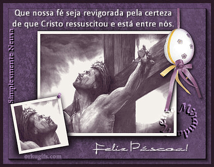 Que nossa fé seja revigorada pela certeza de que Cristo ressucitou e está entre nós. Feliz Páscoa