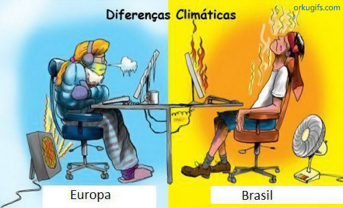 Diferenças climáticas