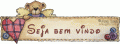 Recados e Imagens - Bem-vindo 